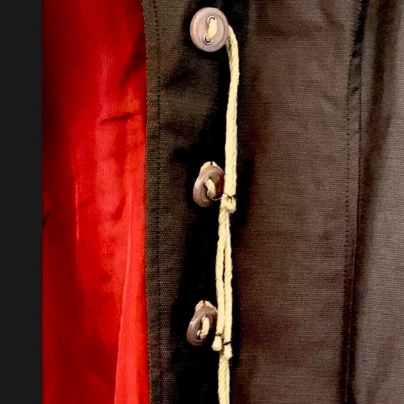 HAZEL Spring Linen Trench Coat. Anthropologie Over Coat. - Picture 4 of 11